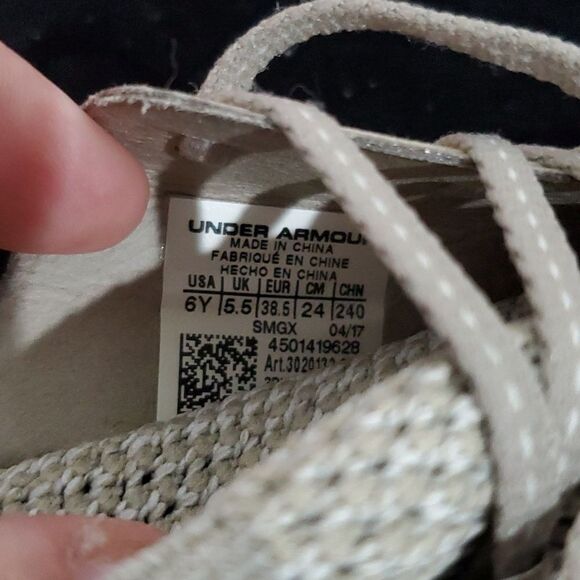 New Under Armour Threadborne Shift Cross Sneaker in Greige - Picture 14 of 14